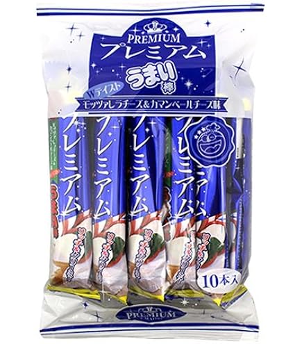 Amazon.co.jp: プレミアム うまい棒 明太子味 10本入 めんたいこ